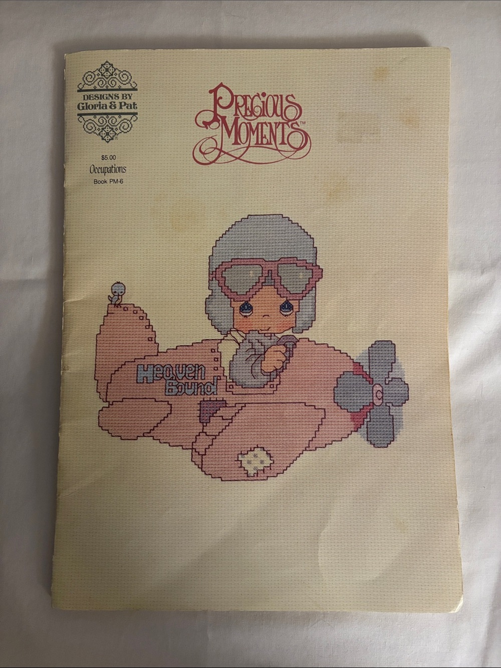 Set of 3 Vintage Precious Moments Numbered Needlepoint Books. Cute patterns.